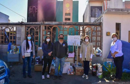 DIF Reynosa apoya a familia afectada por incendio en la Colonia Hacienda Las Fuentes Sector 4