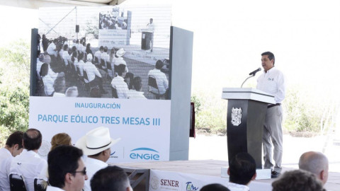 Ponen en marcha la fase 3 del parque eólico Tres Mesas