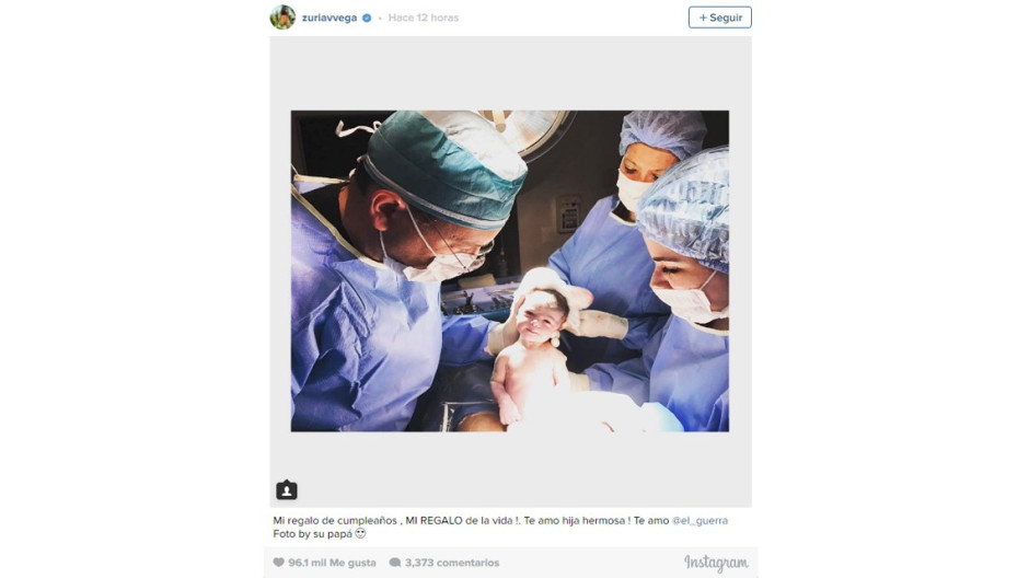 El mejor regalo de Zuria Vega en su cumpleaños