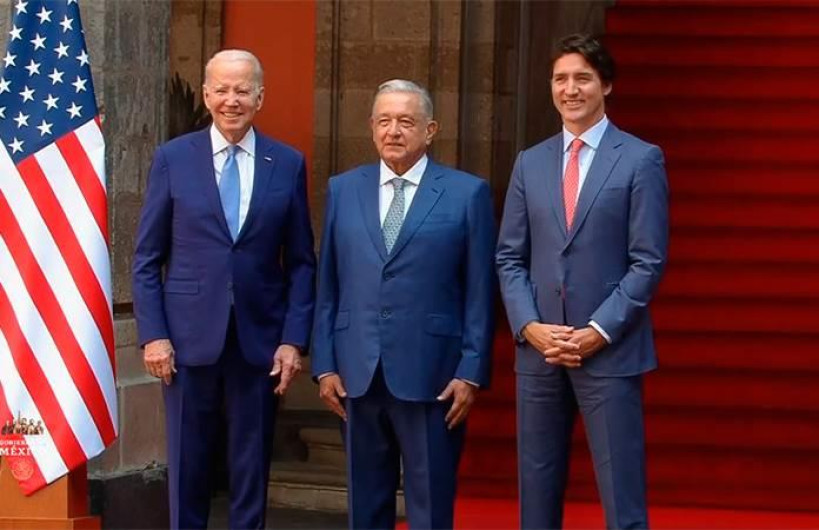 Joe Biden, Justin Trudeau y López Obrador arrancan cumbre trilateral 