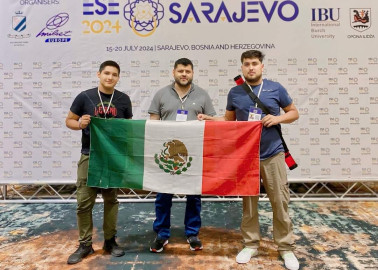 ¡Qué orgullo! Alumnos de UAT Mante llegan a Europa con proyecto bioquímico