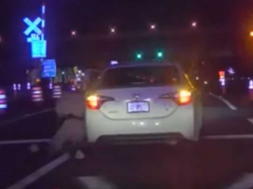 Joven arrastra a policía para evitar evaluación de alcohol