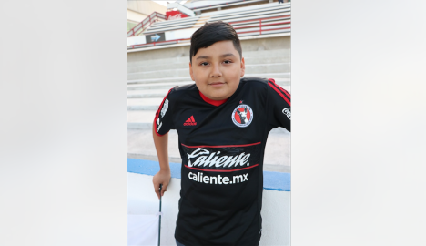 Cristian Pérez Admirador de Xolos de Tijuana