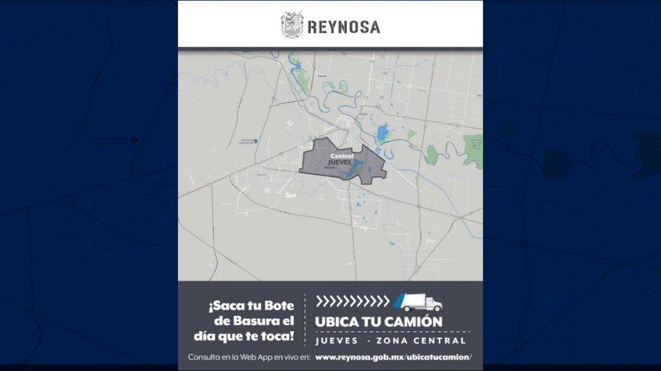 Jueves de recolección de basura para el Sector Central