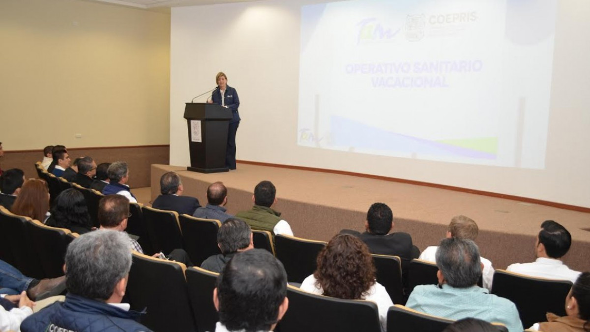 Presenta Coepris Operativo Sanitario Vacacional 2017