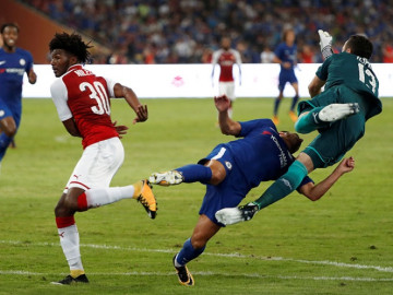 Pedro se lesiona durante partido amistoso del Chelsea