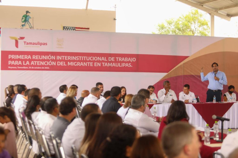 Propuso Presidente Municipal de Reynosa, acciones pro migrantes 
