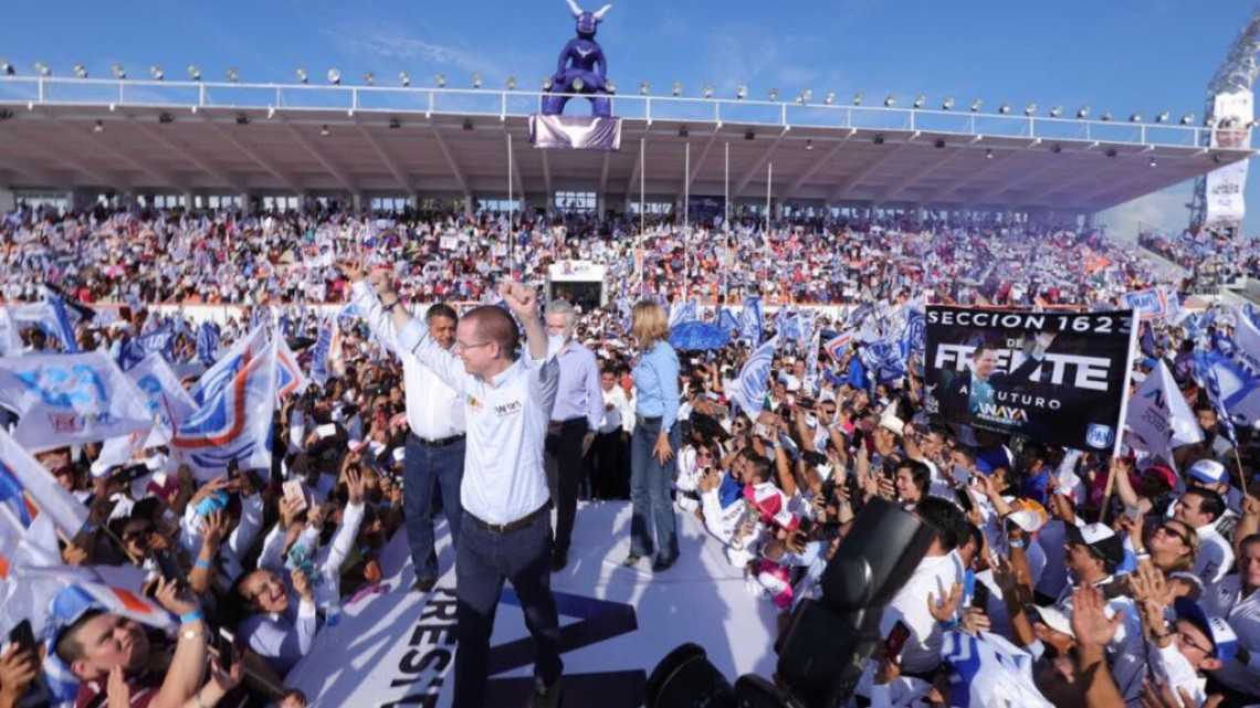 Cierra Anaya campaña ante mas de 30 mil tamaulipecos