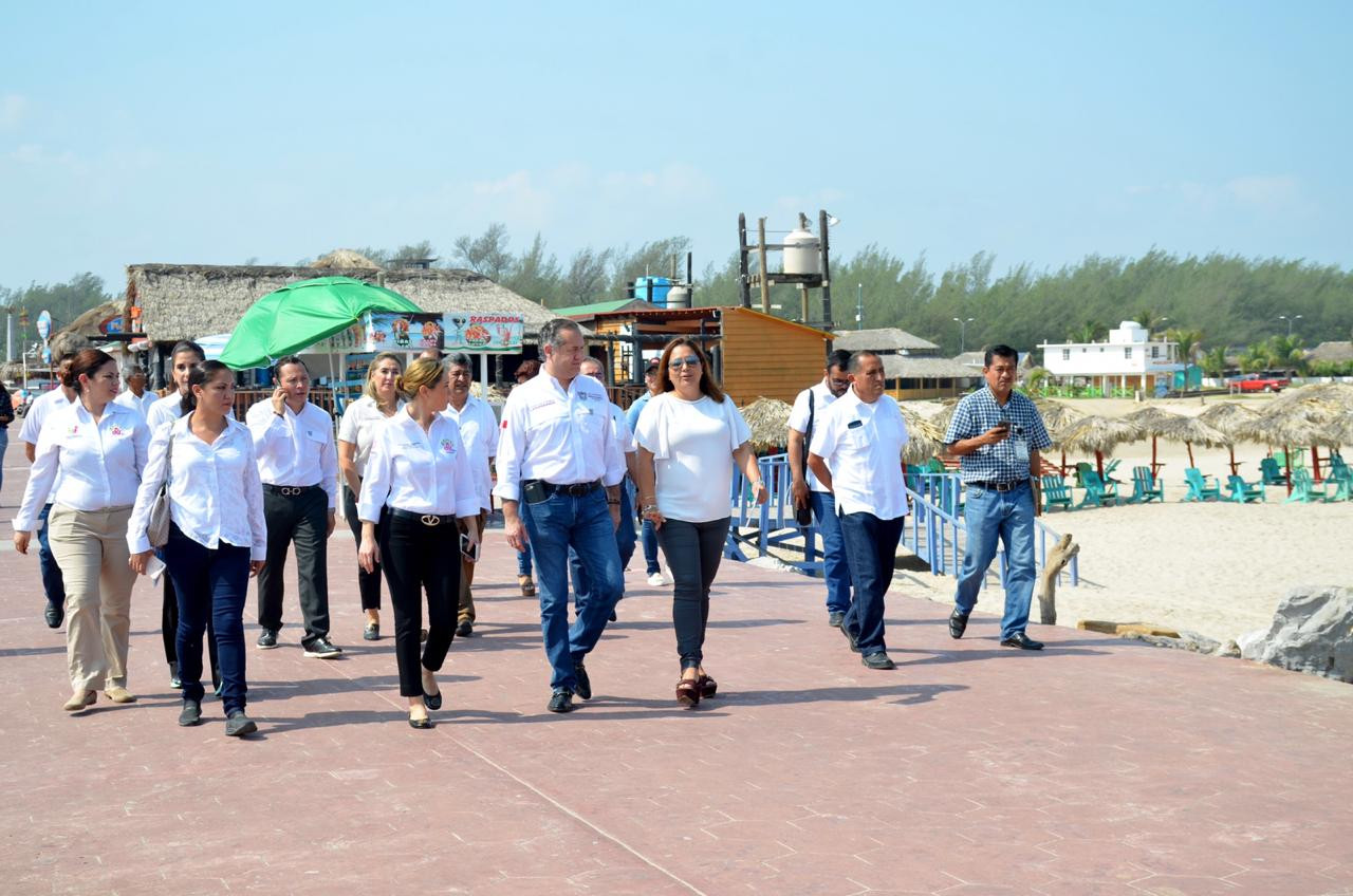 Supervisa Adrián Oseguera proyectos de Playa Miramar