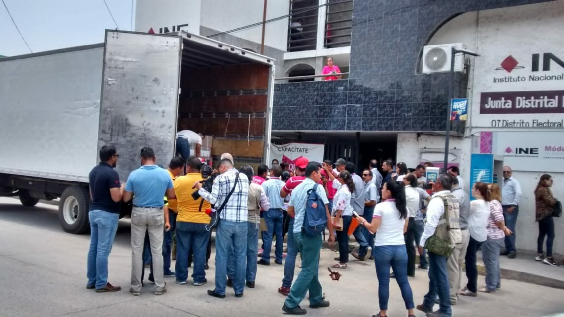 INE Madero recibe 899 mil boletas electorales para el 1 de junio