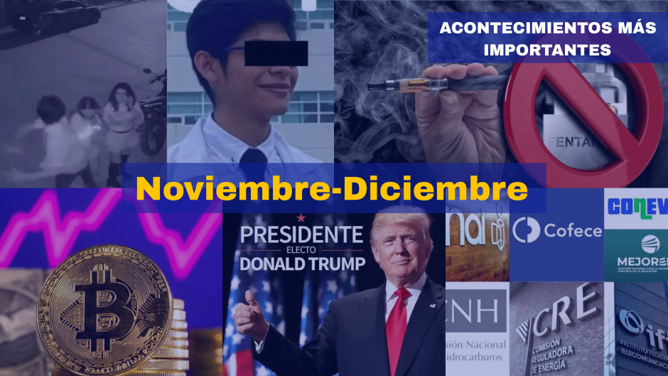 Noviembre y Diciembre: Los últimos acontecimientos más relevantes del 2024