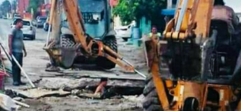 Coadyuvará Municipio con pavimentación en cuanto JAD repare caído en la Plan de Ayutla