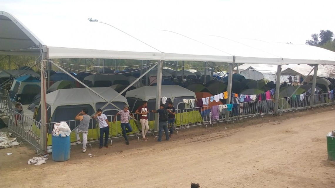 La reubicación de los migrantes a campamento del bordo lo sobresaturó: ITM