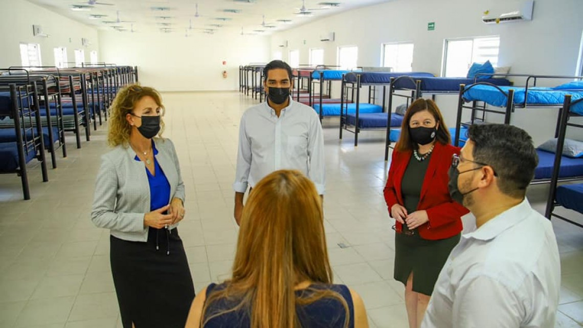 Recibe Carlos Peña visita de Cónsules de EEUU en nuevo CAMEF