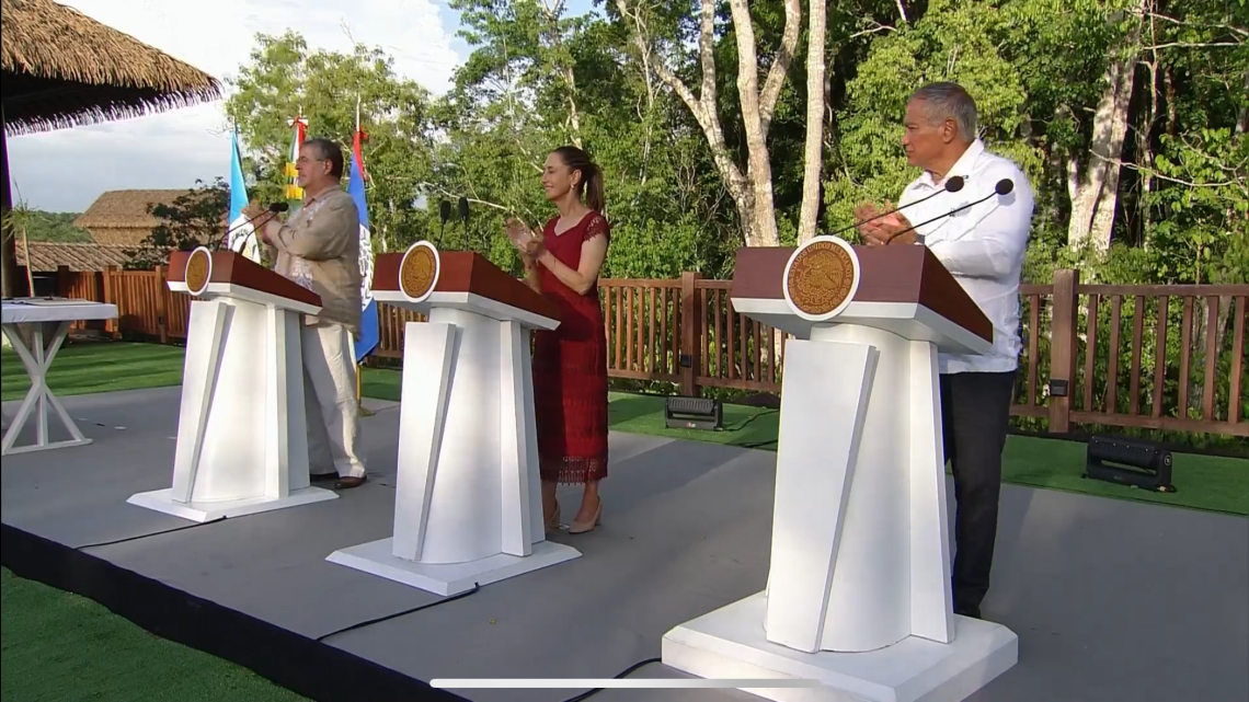 México, Belice y Guatemala firman acuerdo para crear el Corredor Biocultural de la Gran Selva Maya