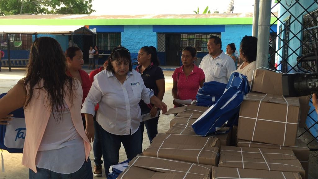 Reanudan clases en escuela inundada en Altamira