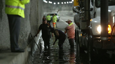 A dos días de ser inaugurado, el túnel de Mixcoac se inundó