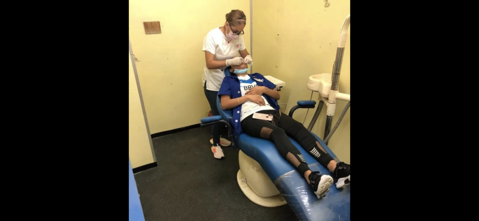 Apoya DIF Reynosa Feria de la Salud en Maquiladora