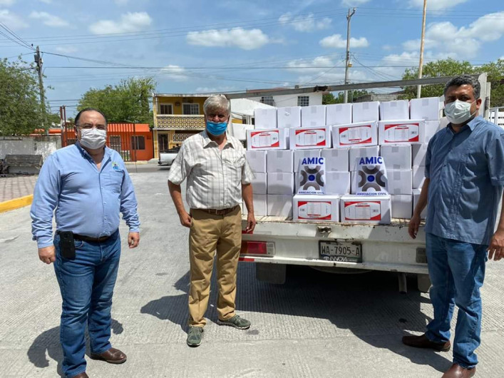 Recibe DIF Reynosa donación de AMIC
