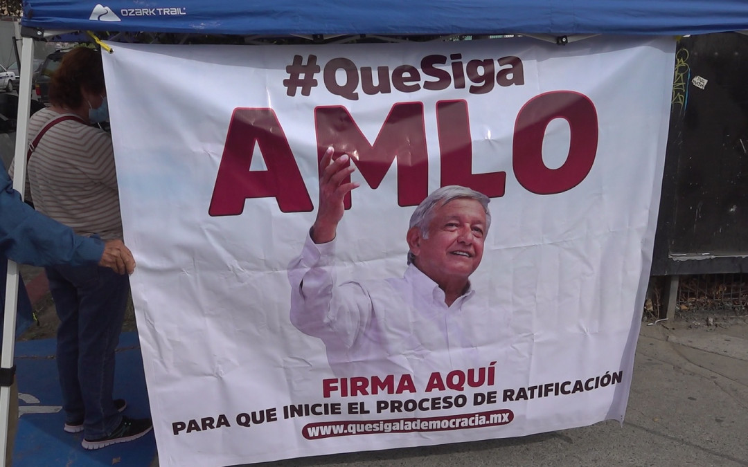 Buena participación en el proceso previo a la revocación de mandato