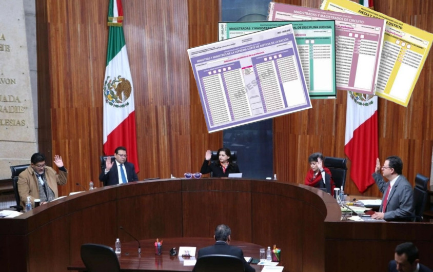 TEPJF aprueba diseños de boletas para la elección judicial