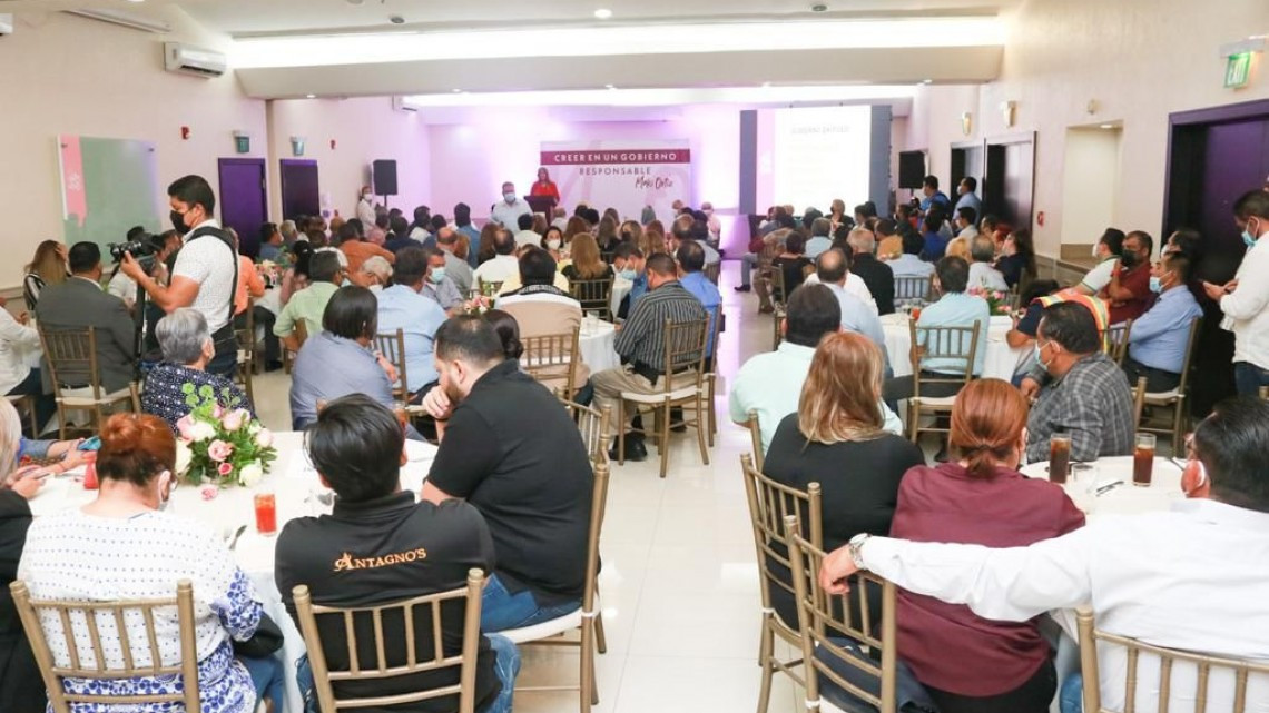 Reconocen a Maki Ortiz Empresarios y Asociaciones de Reynosa sus resultados de Gobierno