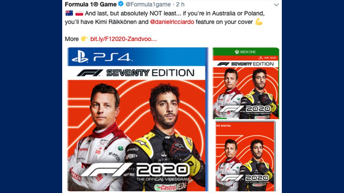 Sergio "Checo" Pérez en una de las portadas del videojuego de la Fórmula 1