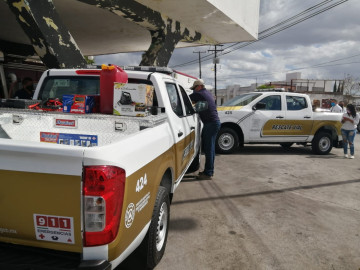 Entregan equipo y patrullas para el programa “Rescate Vial” en Matamoros