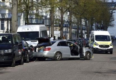 Dispara policía a presunto atacante de embajador ucraniano en Londres
