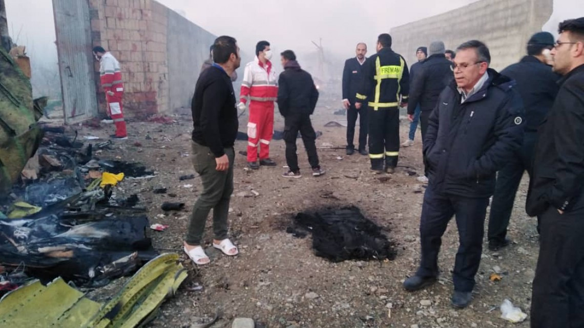 Se estrella avión con 180 personas en Irán, no hay sobrevivientes