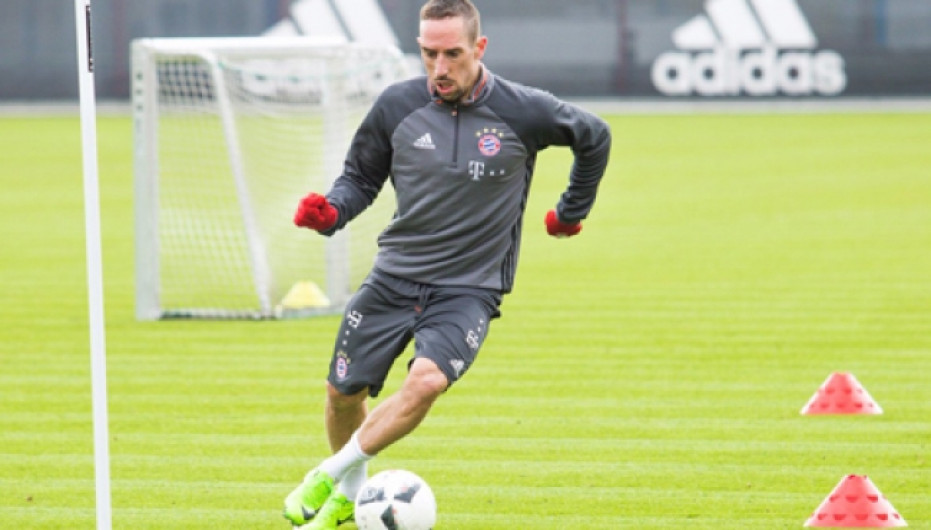 Frank Ribery regresa a entrenamientos con Bayern Munich 