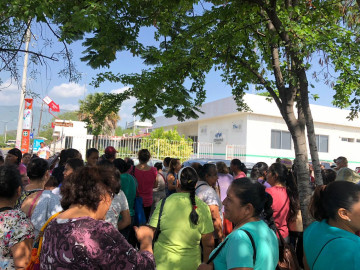 Colonos protestan por desabasto de agua; piden les envíen pipas 