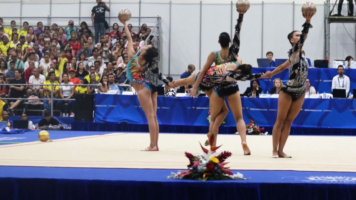 Gimnastas tamaulipecas brillan en Barranquilla 2018