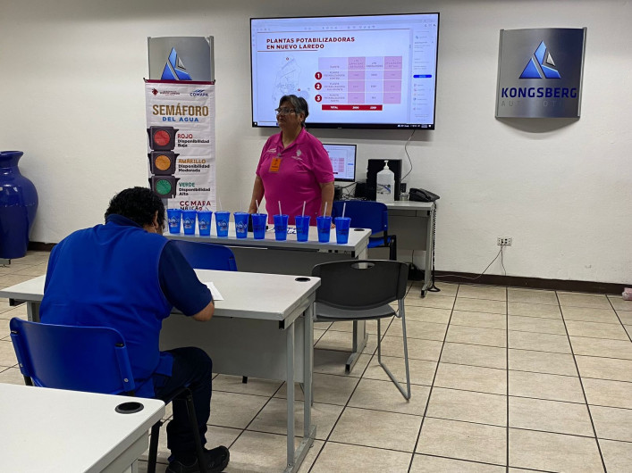 Lleva COMAPA cultura del agua a la industria maquiladora 