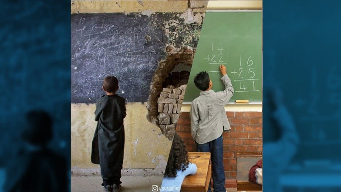 Impresionantes collages fotográficos muestran contrastes sociales en Instagram