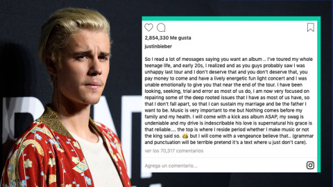 Justin Bieber se toma un 'break' de la música