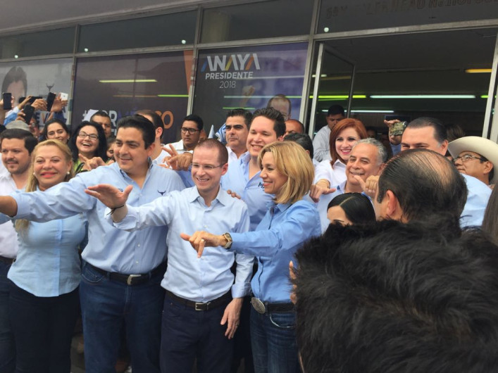 Inaugura Ricardo Anaya oficinas de campaña en Matamoros