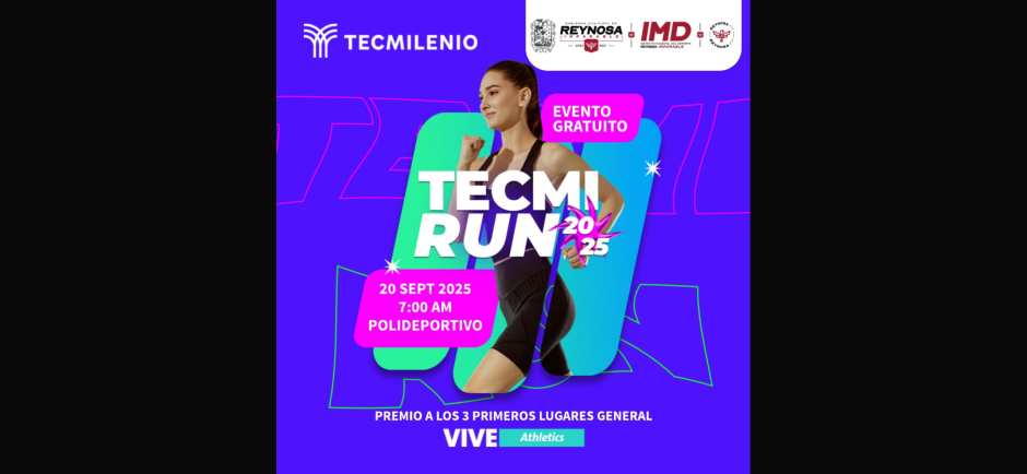 Invita el Gobierno de Reynosa a activarse con la Tecmi Run 2025
