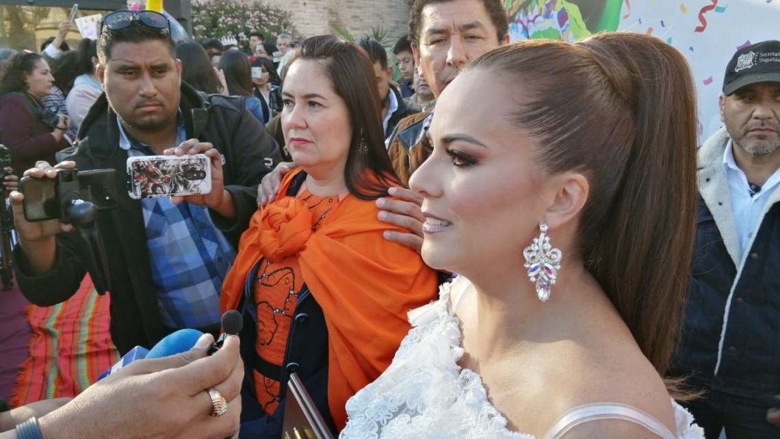 Entregan Llaves de la ciudad a Edith Márquez Valor Nacional “Fiestas Mexicanas” Matamoros 2020