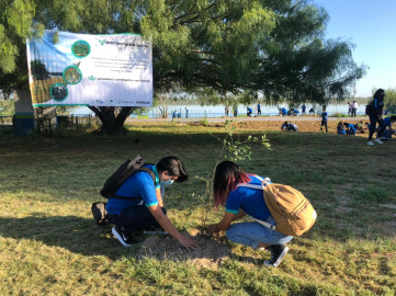 Sembrarán 250 árboles en Parque Laguna La Escondida en Reynosa.