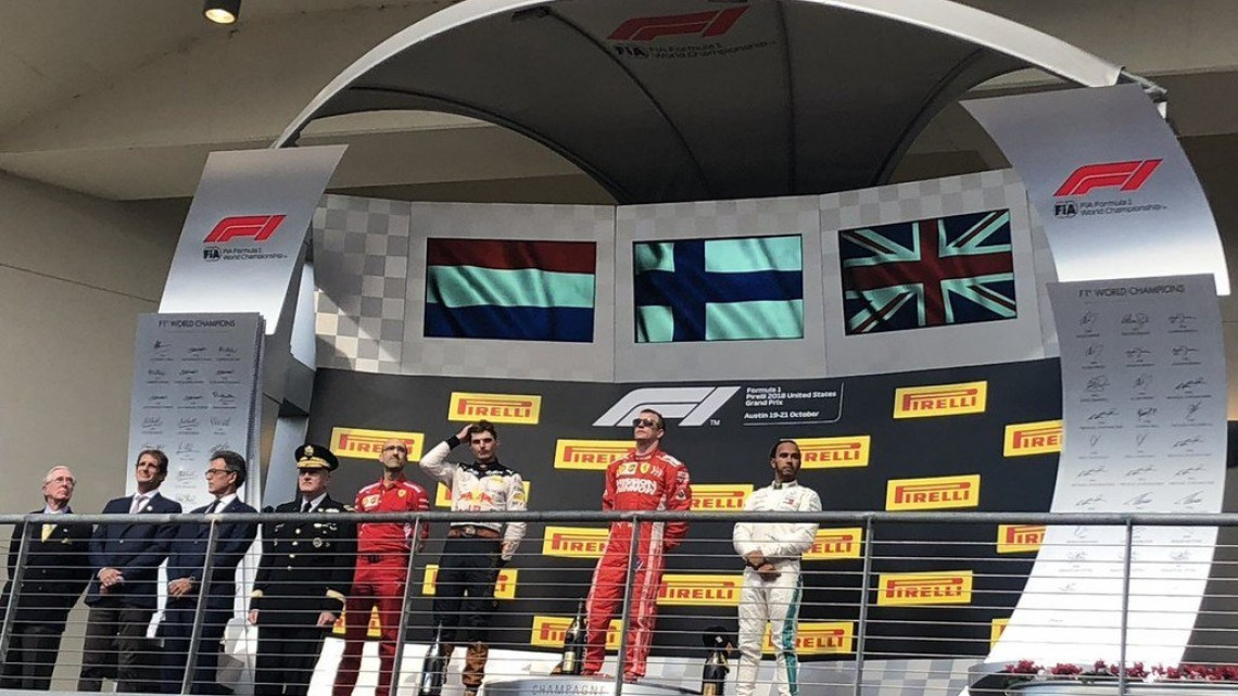 Kimi Raikkonen se lleva el GP de EU, Checo Pérez termina en décima posición