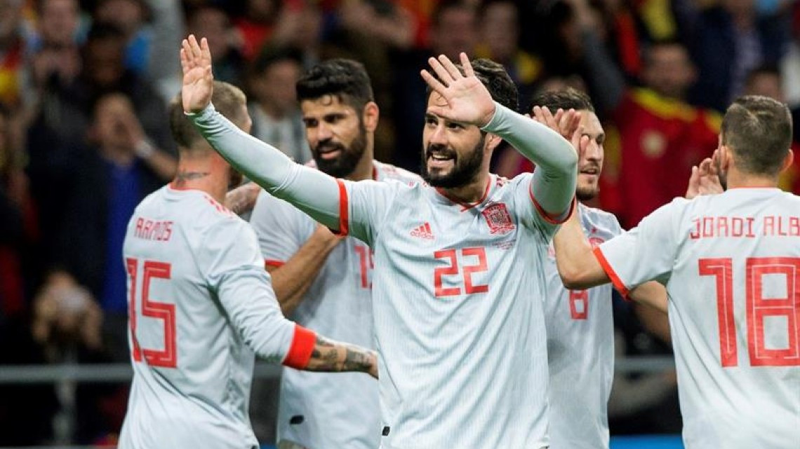 Noche triste para Argentina, España lo golea 6-1