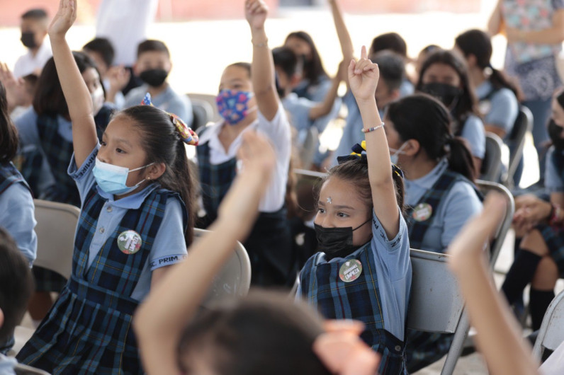 Alumnos de la primaria Olivia Ramírez son nuevos guardianes de la limpieza 