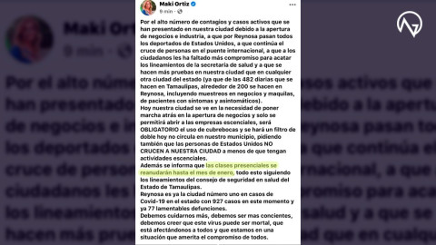 Corrige municipio, clases presenciales podrían regresar en agosto