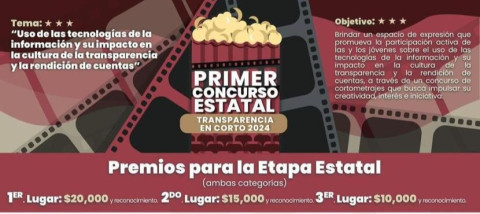 Por cerrar convocatoria “Transparencia en Corto 2024”