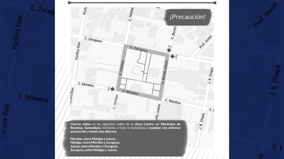 Cierre de vialidades por trabajos de mejora de movilidad urbana