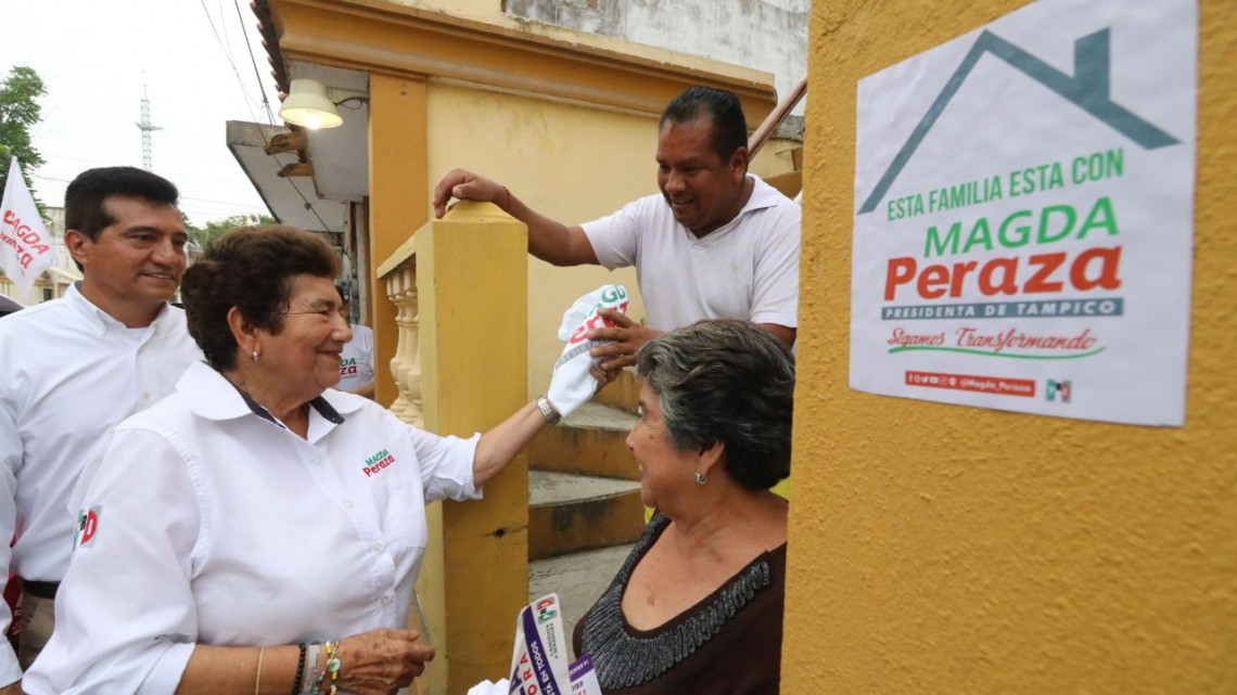 Colonia Lauro Aguirre demuestra su apoyo a Magda Peraza