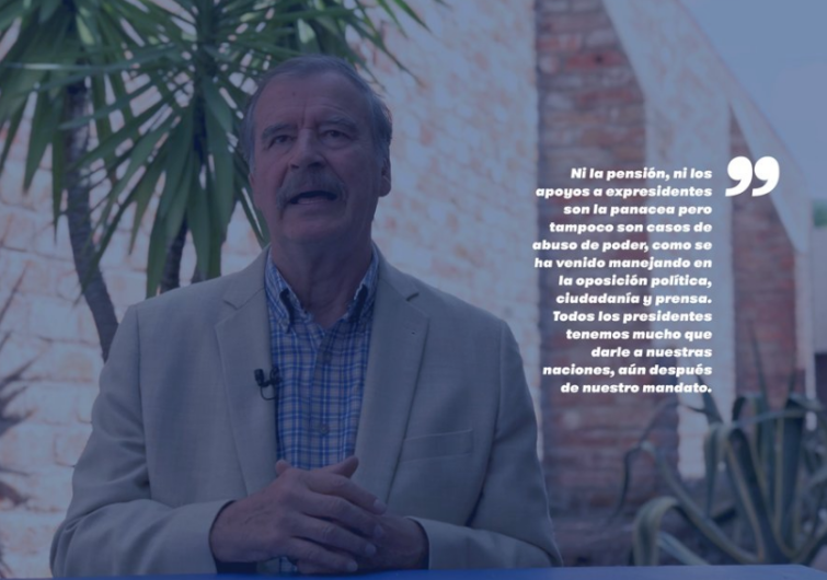 Los ex presidentes no somos “los malos de la política”:Fox