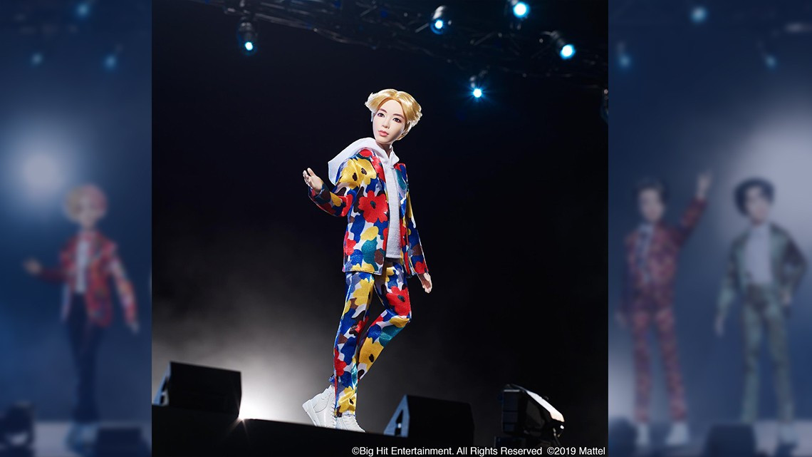 Así se ven los muñecos de BTS de Mattel