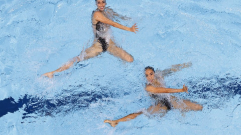 Inician Nuria Diosdado y Joana Jiménez su camino en busca de una presea en el nado sincronizado 